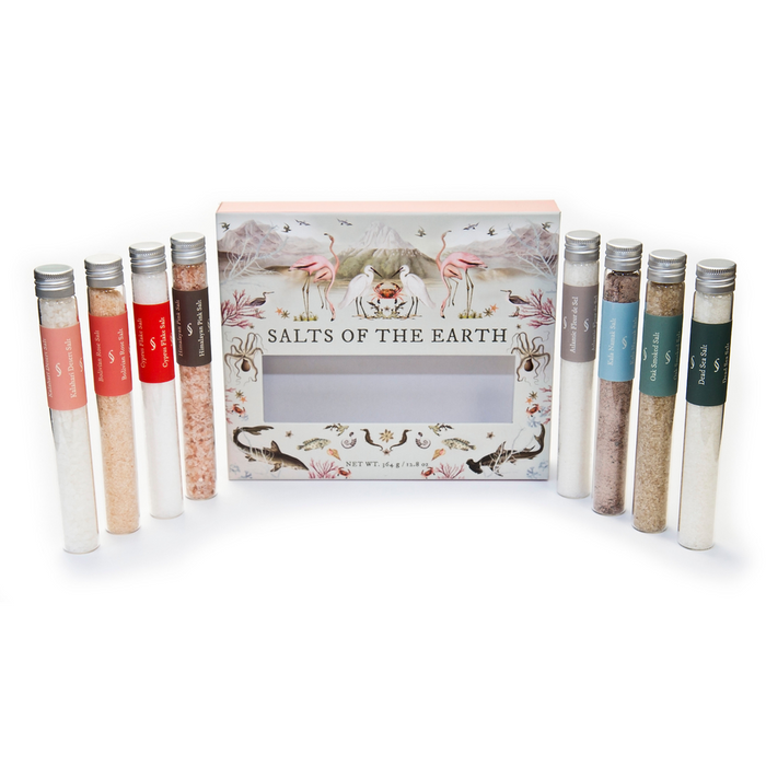 Salt of the Earth | Unusual 8 Selection of Salts | 8th Wedding Anniversary Gift