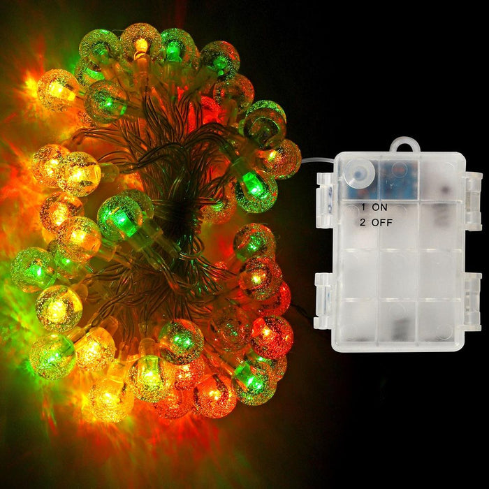 Vinsani Globe Fairy String Lights - 26ft, 60LED, Waterproof, 7 Lighting Modes - Perfect for any occasion!