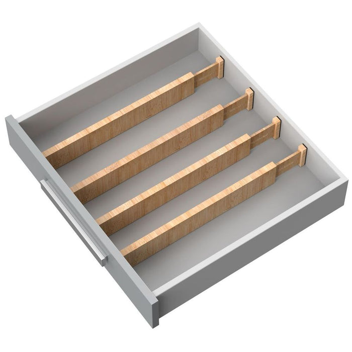 Premium Bamboo Drawer Dividers - Organize with Ease!