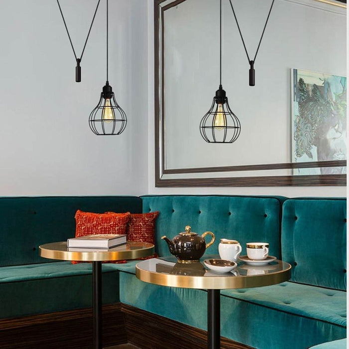 Hanging Pendant Lamp Retro Industrial Vintage Light