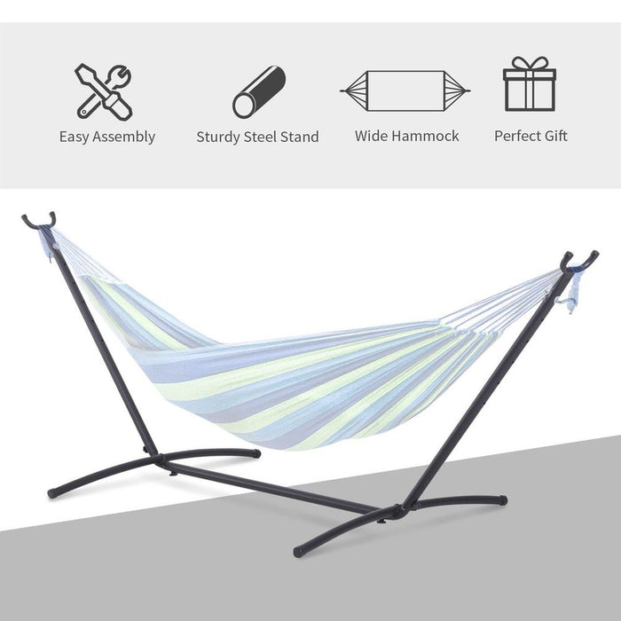 Premium Steel Hammock Stand - Durable & Adjustable Frame for Garden & Patio - Easy Setup & All-Weather Resistant