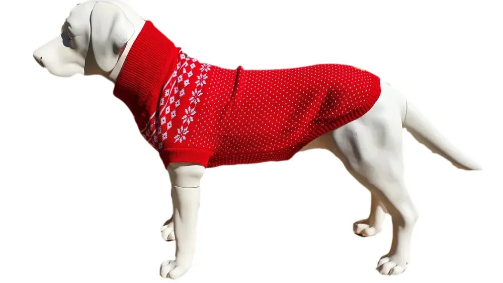 The Bailey Fair Isle - White on Red" - Pre-order Now to Secure Your Supply!