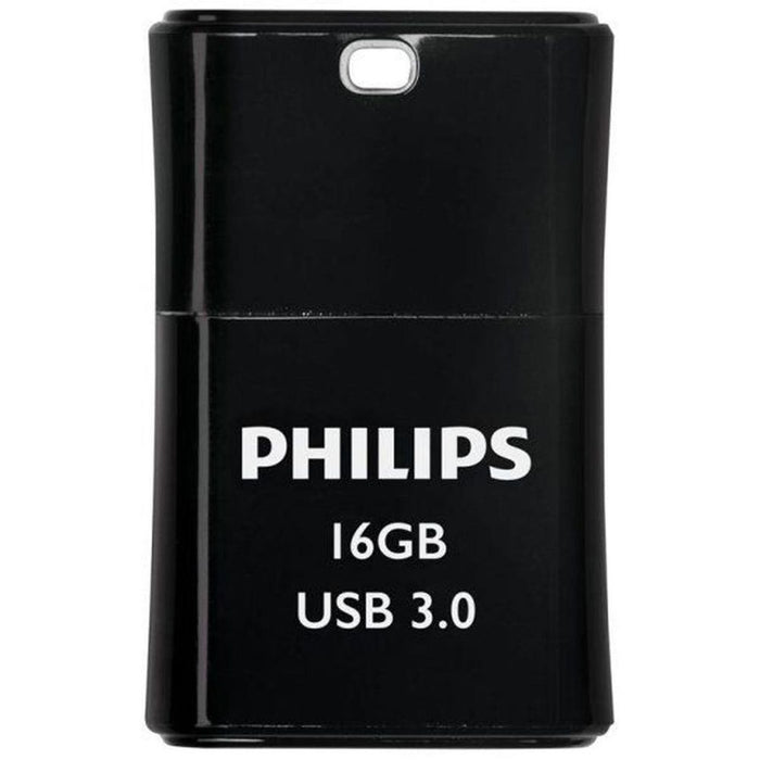 High-Speed Philips USB 3.0 Pico Flash Drive 16GB - Black