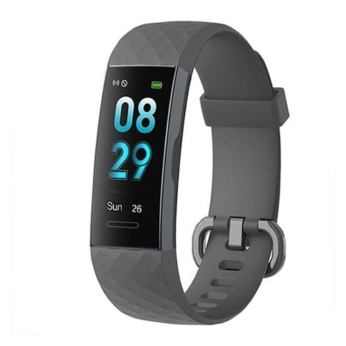 Aquarius IP67 Waterproof Bluetooth Fitness Tracker with Heart Rate Monitor and Step Counter - Black