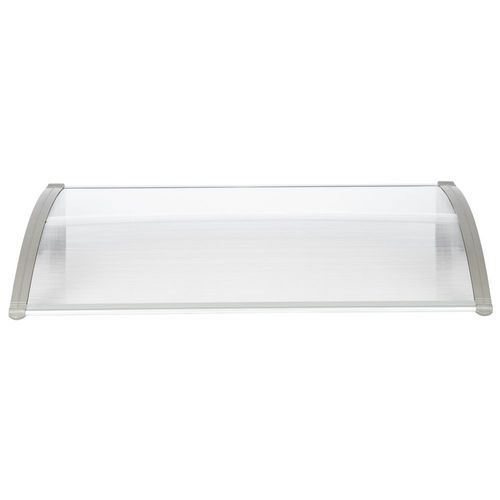 HT-120 x 80 Household Application Door & Window Rain Cover Eaves Canopy White & Gray Bracket
