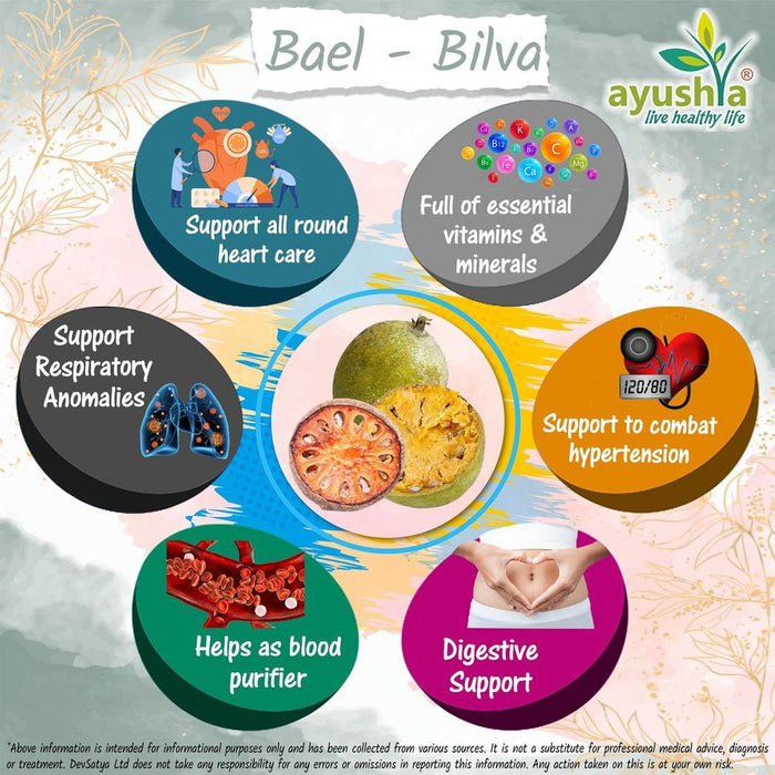 Bilva (Bael Leaf) Capsule - High-Quality Ayurvedic Supplement for Antioxidant & Digestive Health