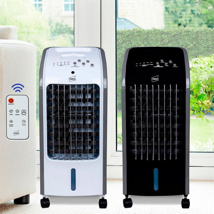 4 Litre 80W Oscillating Portable Evaporative Cooler Fan with Remote Control