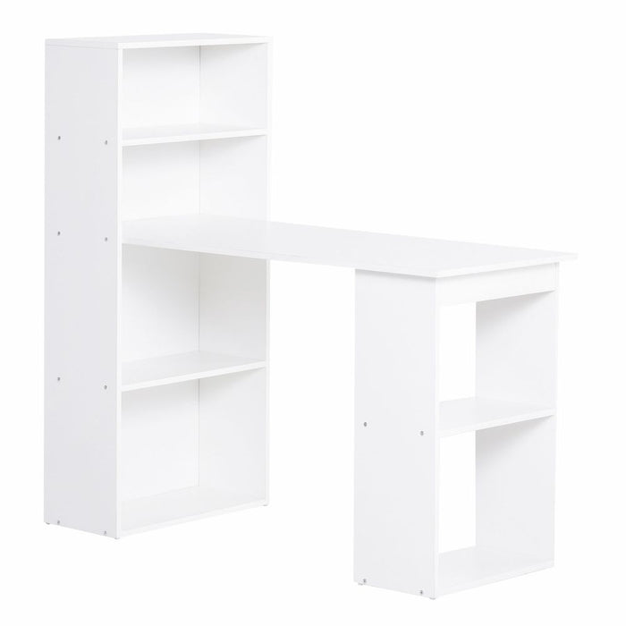 Computer Desk, 120Lx55Dx120H cm-White