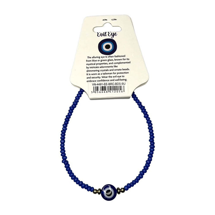 Authentic Evil Eye Bracelet: Gold Beads, Ultimate Protection & Luck (JIT)