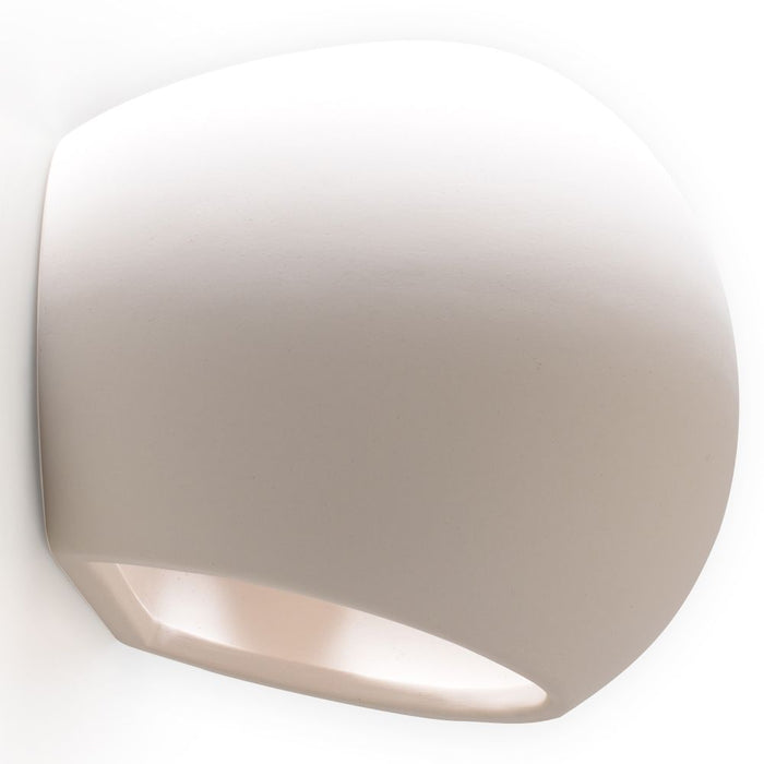 Premium Quality LED Ceramic Globe Wall Lamp - Classic Design, Paintable - 27 inches