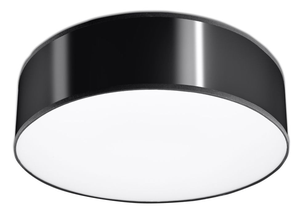 ARENA 35 Black Round Ceiling Lamp - Loft Design LED E27 - High-Quality Lighting Solution