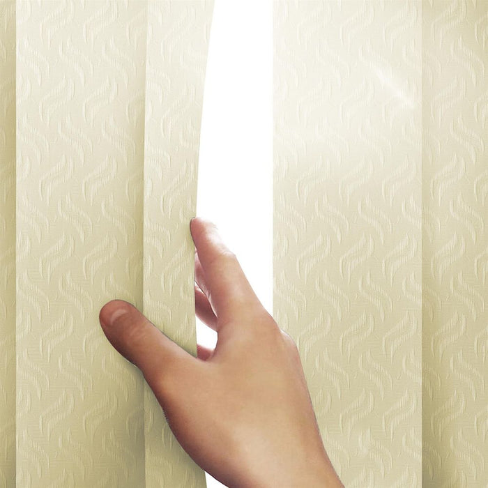 Premium Vertical Blind Slats 89mm - Dolphin Cream - 1700mm (J812918)