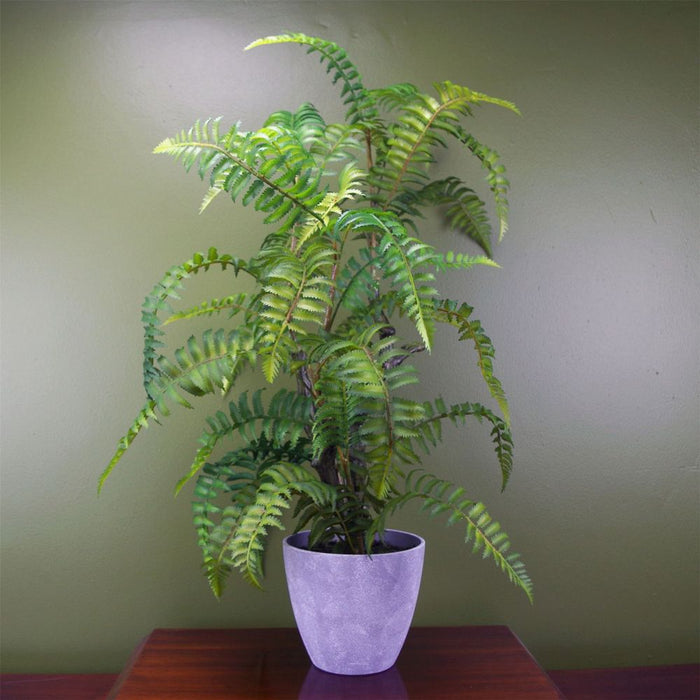 Realistic 70cm Artificial Tree Fern with Decorative Planter