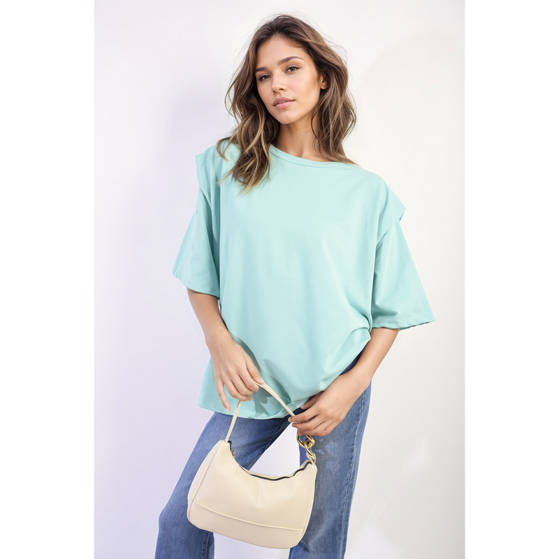 Jeanette Oversized Top - Comfortable and Chic Fashion Statement for Any Occasion!