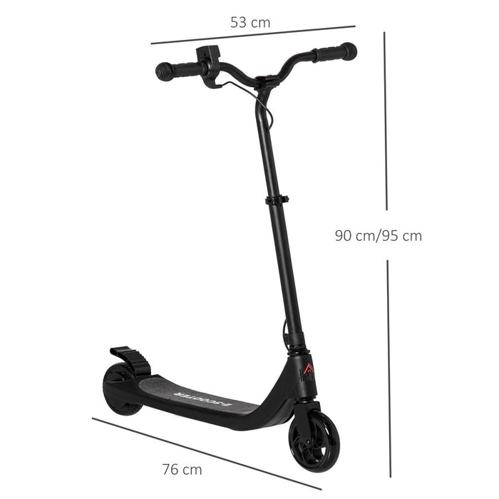 High-Speed 120W Electric Scooter - Battery Display, Rear Brake - Black - HOMCOM