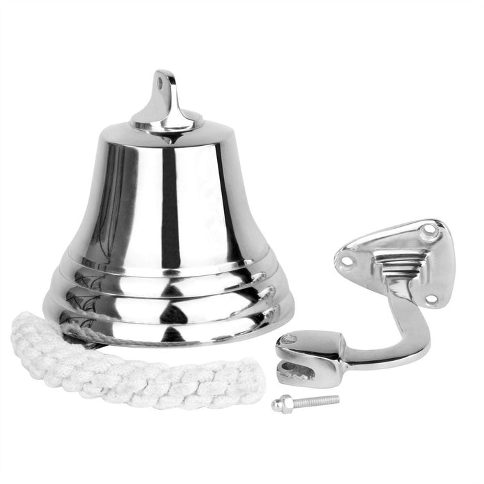 Premium Silver Ship Bell | Wall Mounted | Traditional Doorbell | Maison & White