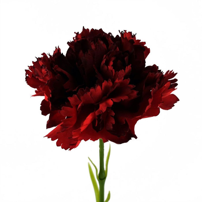 Premium Handcrafted Red Carnation - Realistic 50cm Artificial Flower