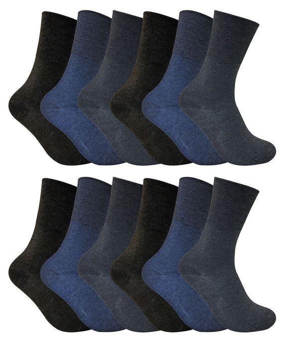 12 PAIRS Ladies Thermal Diabetic Socks