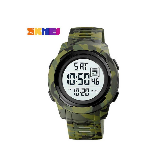 Skmei Mens & Ladies Waterproof Multifunction Digital Watches - Assorted Colors & Models - Rubber Strap - 3Atm Water Resistant