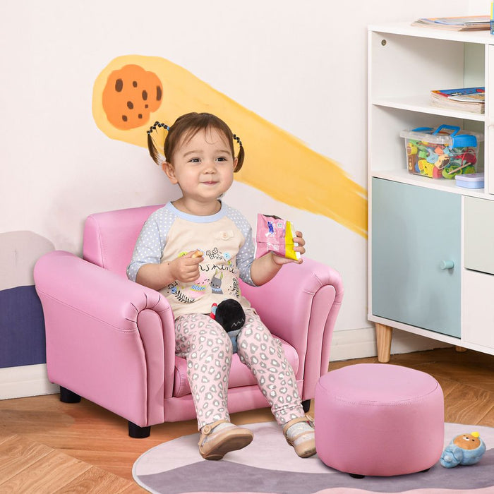 Premium Pink Kids Sofa Chair Set | Comfortable & Durable | Playroom & Bedroom Furniture