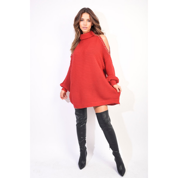 Cozy Winter Knitted Jumper - Festive Christmas Style