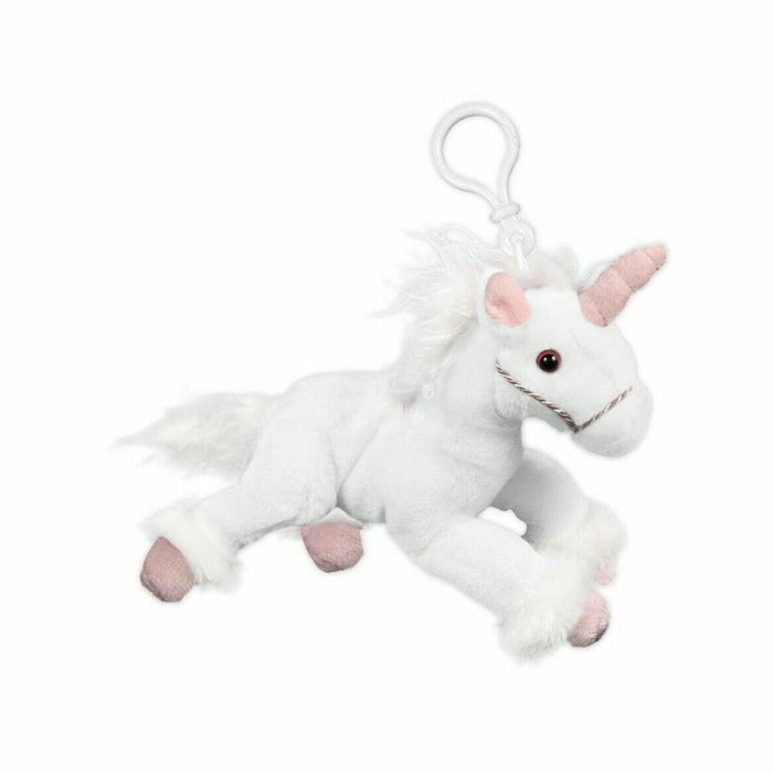 Deluxe 7" Stuffed Unicorn Pendant with Clip - Assorted Colors - Top Quality