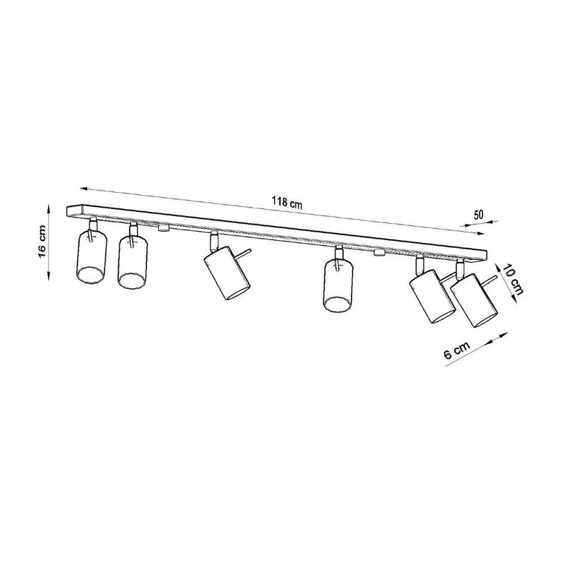 Modern Steel Ring Ceiling Lamp - High Quality GU10 Spotlights