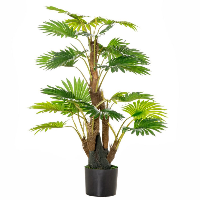 Realistic Artificial Palm Tree Plant - Indoor Outdoor Décor 135cm - High Quality