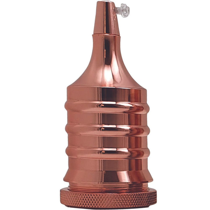 E27 Copper Vintage Retro Industrial Lamp Holder - High Quality, Stylish, and Versatile