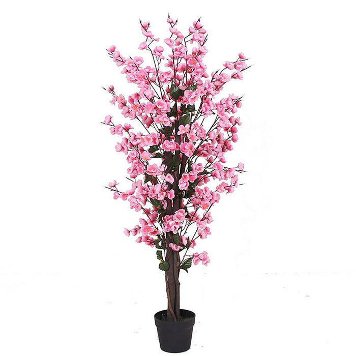 High-Quality 120cm Artificial Pink Blossom Tree