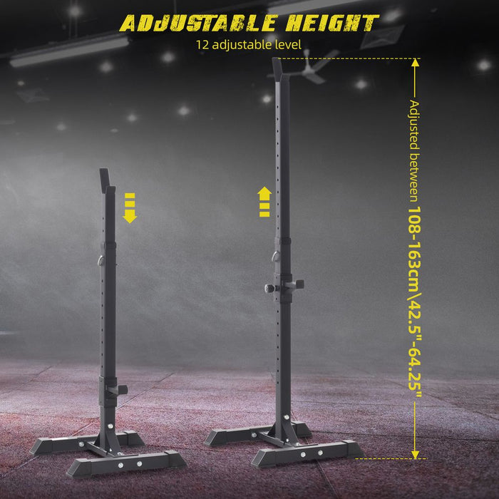 Premium Power Rack Barbell Stand for Home Gym - High Quality & Safe