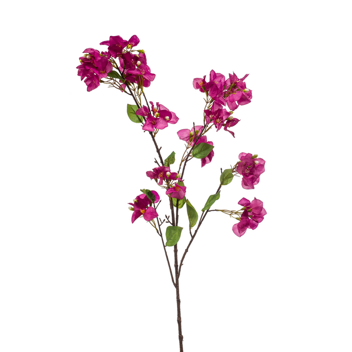 Synthetic Bougainvillea Spray Purple 119cm - Vibrant Artificial Flowers