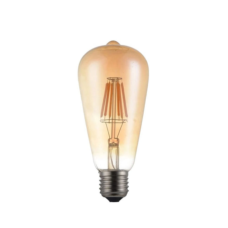 E27 ST64 Vintage LED Dimmable Bulbs, 6W Edison Light Bulb