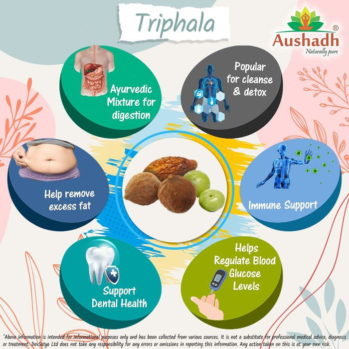 Pure Triphala Powder - Ayurvedic Blend for Wellness