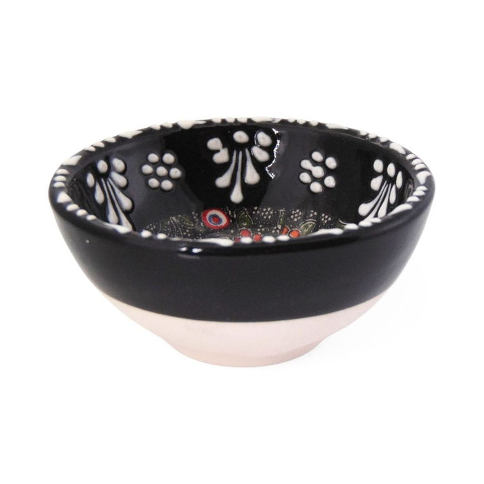 Handmade Ceramic Bowl Tulip Black 8cm