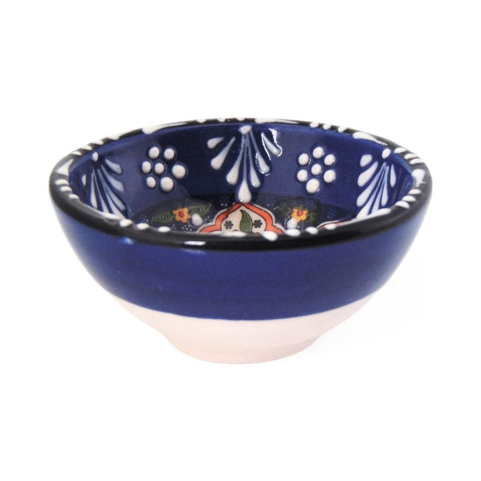 Handmade Ceramic Bowl Mexican Navy 8cm