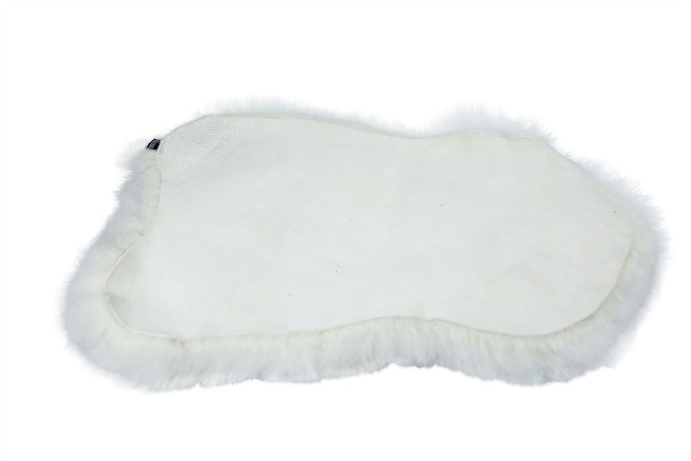 Icelandic Sheepskin Seat / Chair Pad - Natural Shape 42 x 35cm