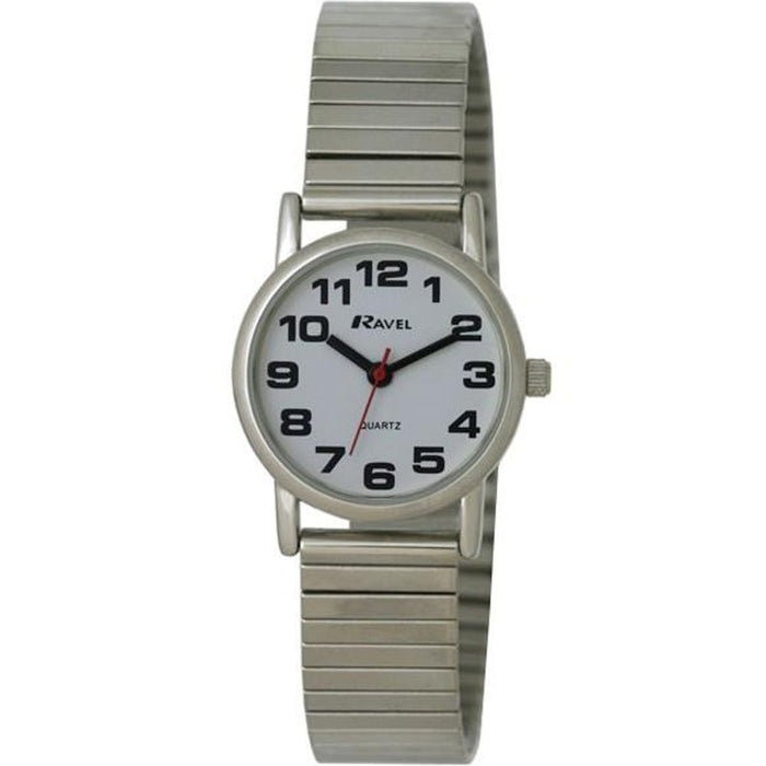 Stylish Ravel Ladies Silver Watch. Superior Quality. Easy to Read. Sleek Design.