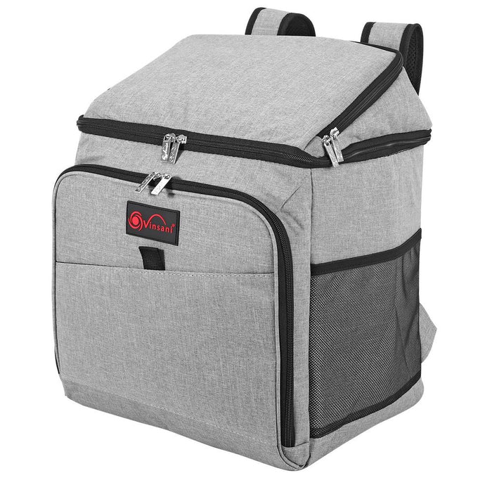 VINSANI GREY BACKPACK COOLER BAG