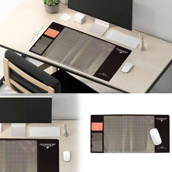 AQ Multifunctional & Eco-friendly Office Desk Mouse Mat - Brown