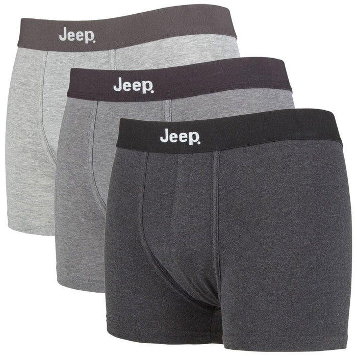 Jeep - 3 Pr Pack Cotton Fitted Trunks