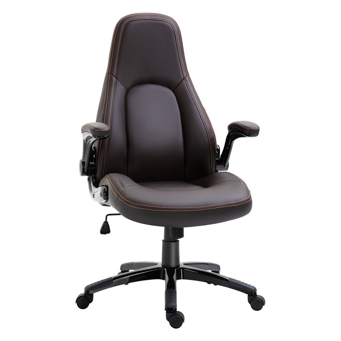 PU Leather Office Chair High Back Swivel Office Chair with Adjustable Height