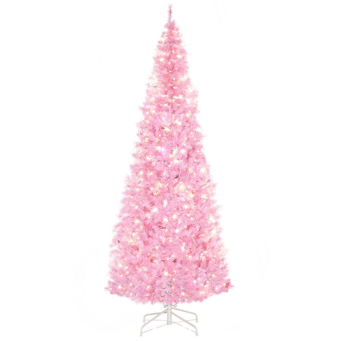 7FT Prelit Artificial Christmas Tree 350 LED Light HOMCOM