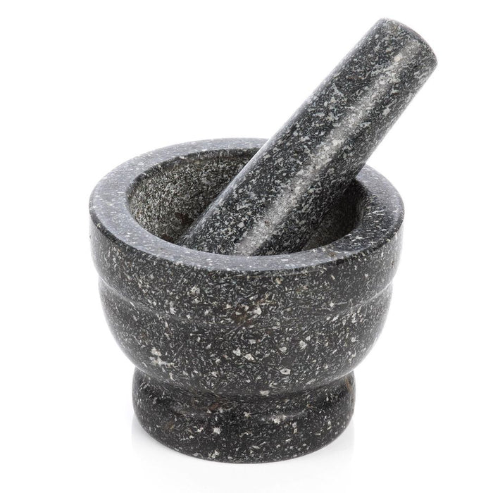 Premium Granite Pestle & Mortar Set - Grind Spices & Herbs Like a Pro!