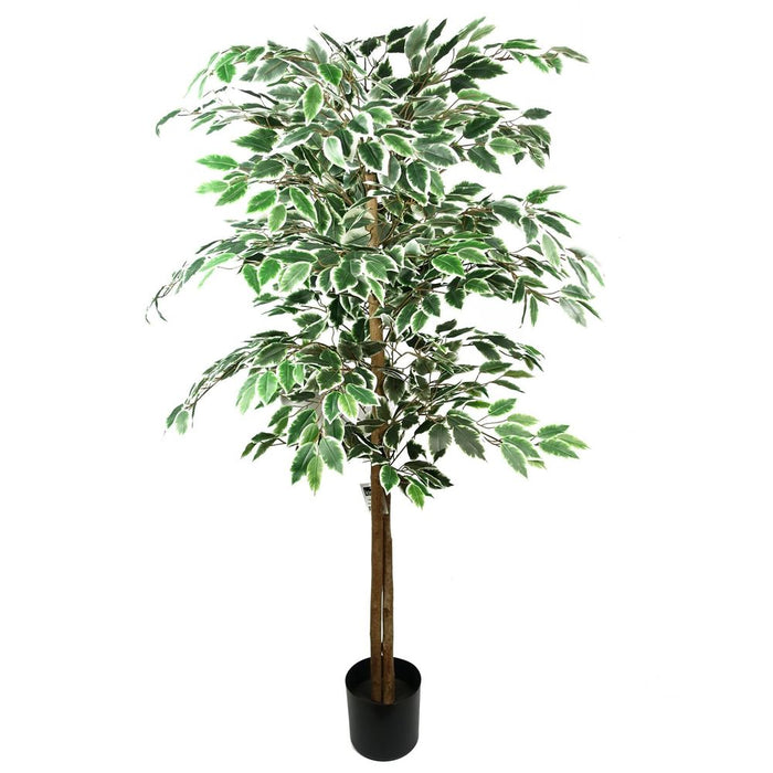 Premium 150cm Ficus Tree - 1008 Silk Leaves - Realistic & Maintenance-Free