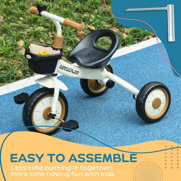 Premium Kids Trike: Adjustable Seat, Basket, Bell | Ages 2-5 | Top Quality