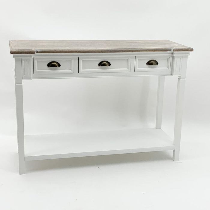 Stunning 112CM Wooden Console Table - Quality & Style! Drawer Storage Included.