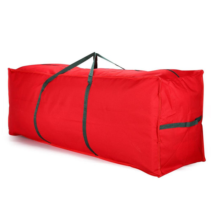 Premium Red Xmas Tree Storage Bag - Keeps Your Tree Safe & Dust-Free - Fits Up to 7.5 Ft Trees