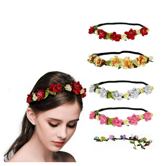 Flower Head Garland Crown Perfect for Festivals | Weddings or Summer days