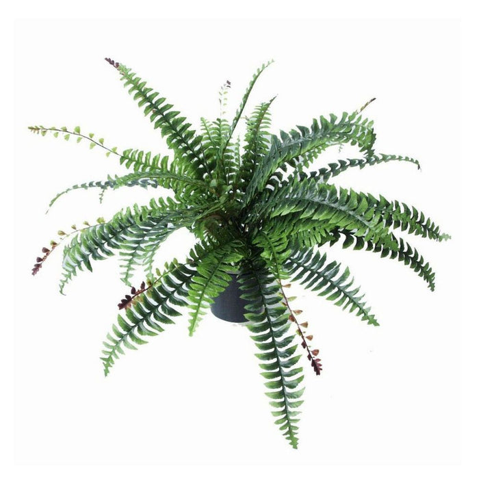 60cm Realistic Large Artificial Foliage Plant - UK Leaf Design - High Quality with Pot